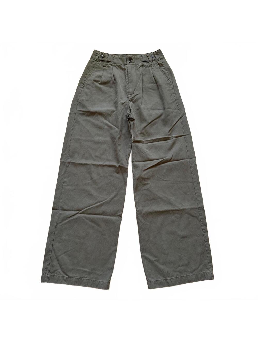 Madewell The Harlow Wide-Leg Pant Trouser Office Neutral Women's Size 0